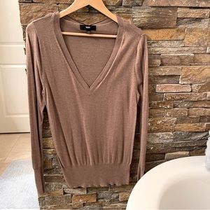 Tan light basic sweater XL